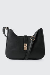 Smooth Faux Leather Crossbody Bag
