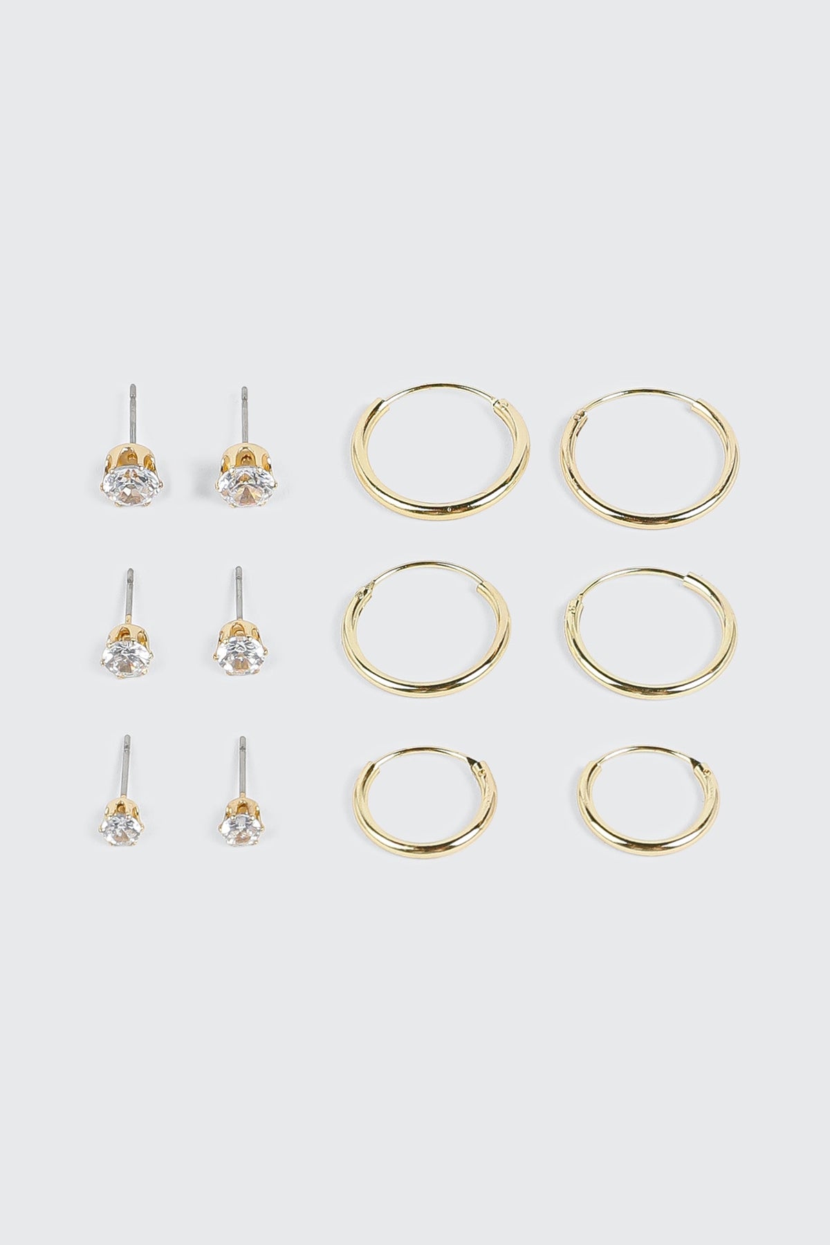 6-Pack 14K Gold Plated Earrings