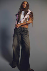 The Off-Duty Fit Low Rise Wide Leg Jean