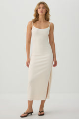 Open back Bodycon Midi Dress