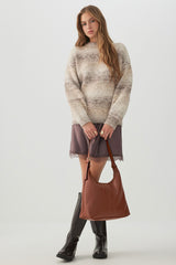 Pebbled Faux Leather Tote