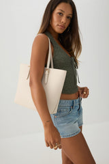 Pebbled Tote Bag