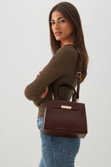 Croc Embossed Small Tote