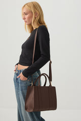 Two-Tone Small Tote