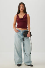 Pebbled PU Crossbody Bag