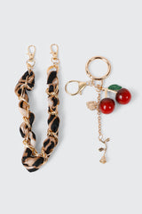 Cherry Charm Keychain