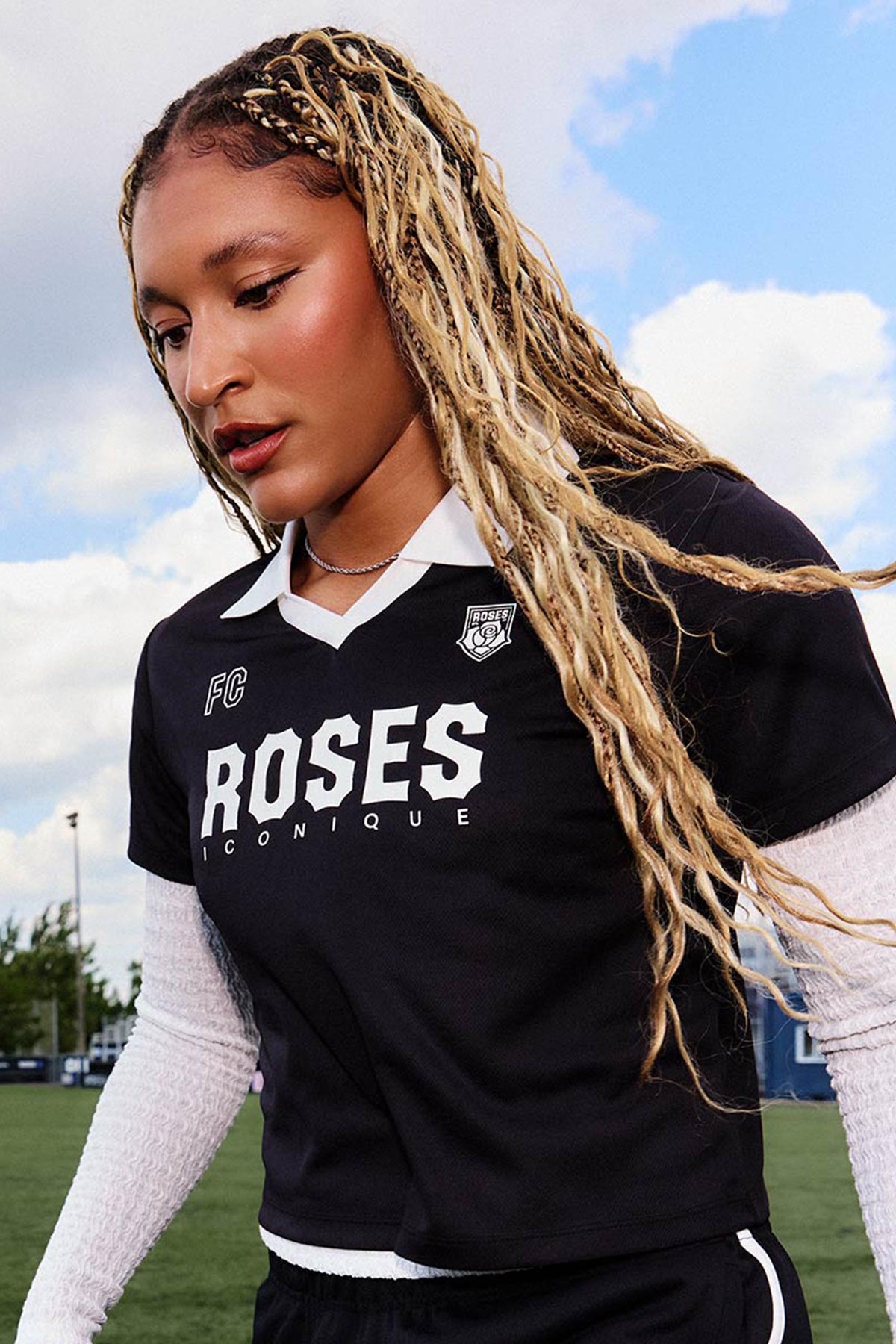 Ardene x Roses FC Johnny Collar T-Shirt