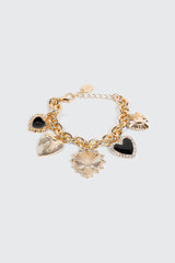Heart Charms Bracelet