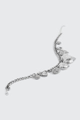 Chunky Chain Necklace with Heart Pendants