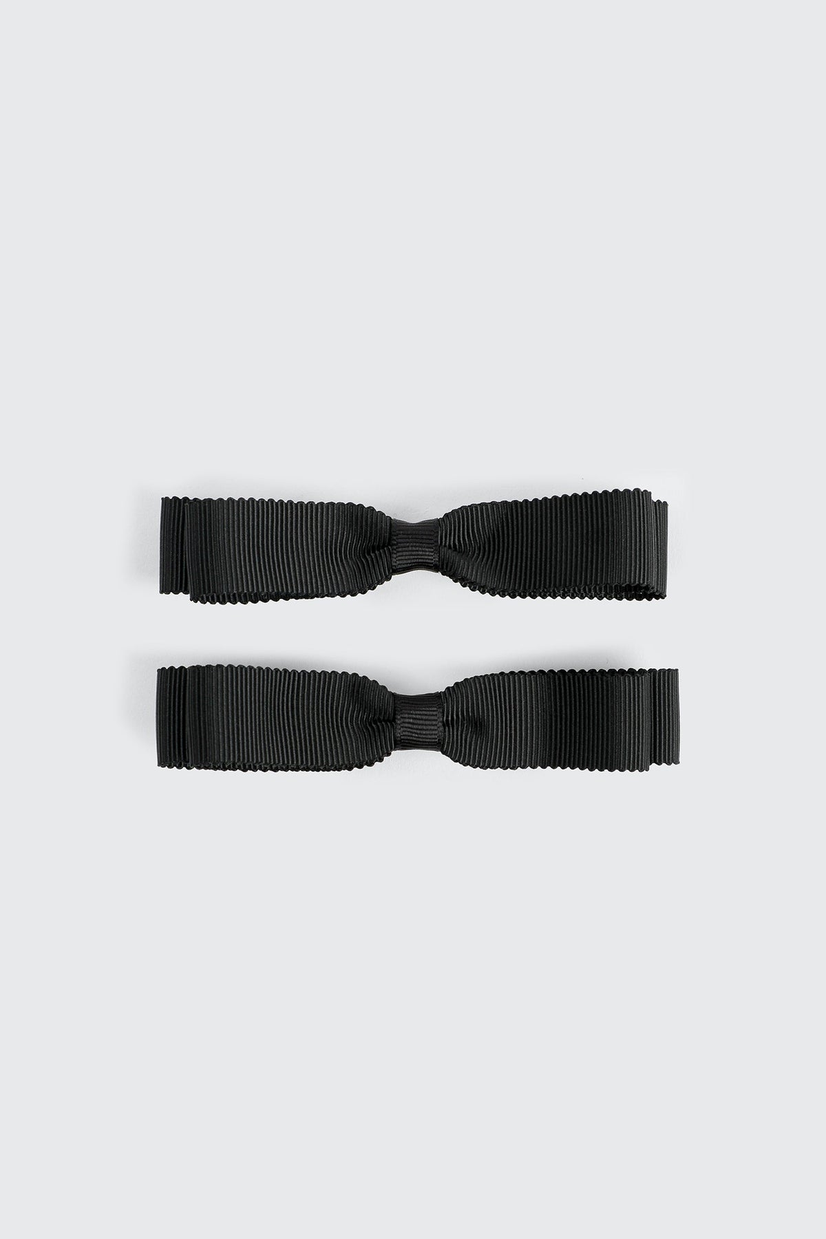 2-Pack Rib Bow Hair Clips