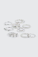 12-Pack Wave & Sphere Rings