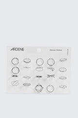 20-Pack Assorted Silver Rings