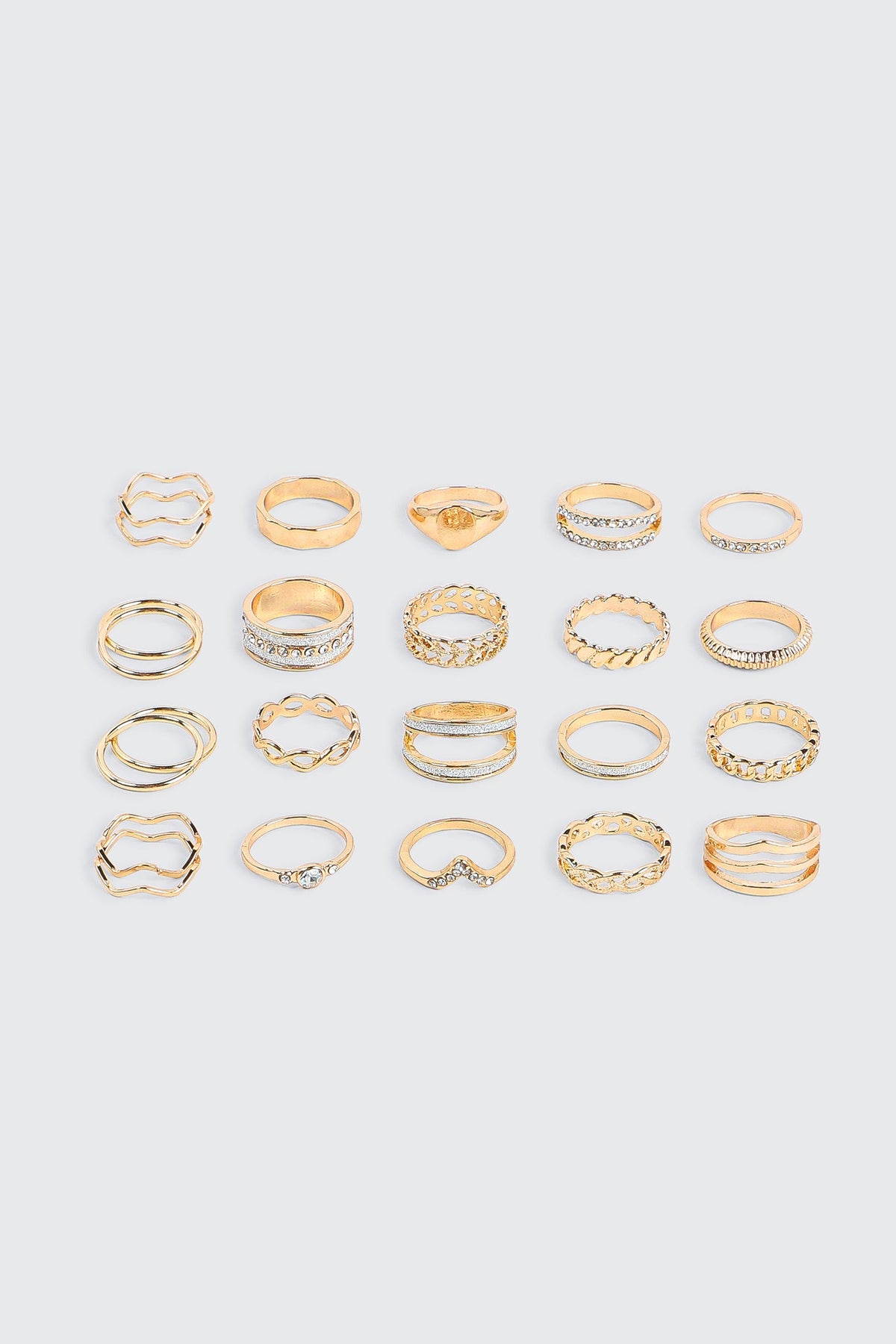 20-Pack Assorted Rings