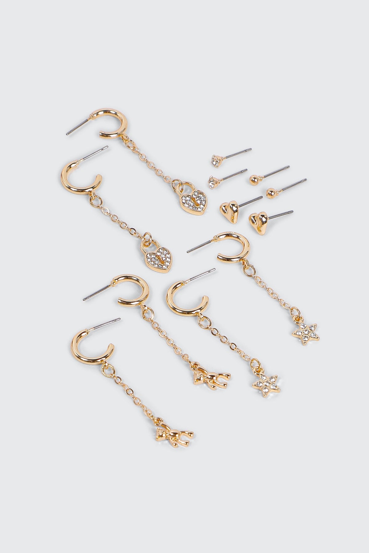 6-Pack Charm Earrings