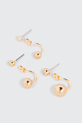 6-Pack Hoop and Stud Earrings