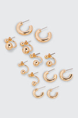 6-Pack Hoop and Stud Earrings