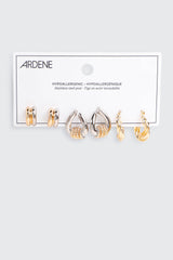 3-Pack Vintage Style Hoop Earrings