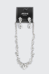 Floral Necklace and Earring Set