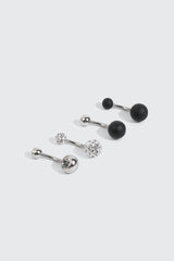 4-Pack of Assorted Navel Piercings