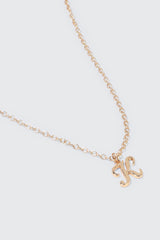 Initial K Necklace