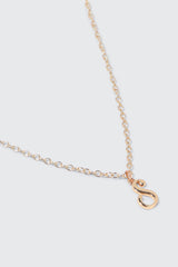 Initial S Necklace