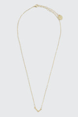 14K Gold Plated Initial L Necklace