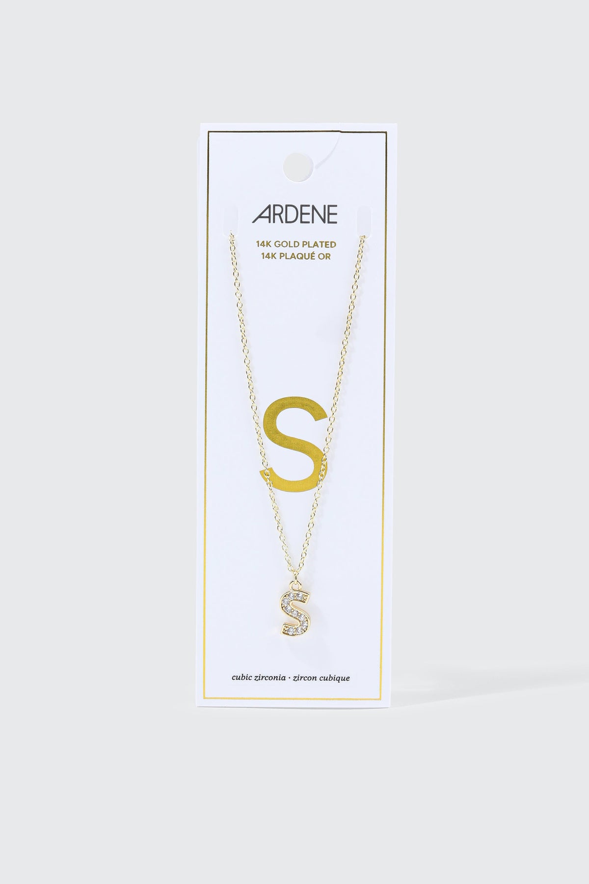 14K Gold Plated Initial E Necklace