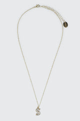 14K Gold Plated Initial E Necklace