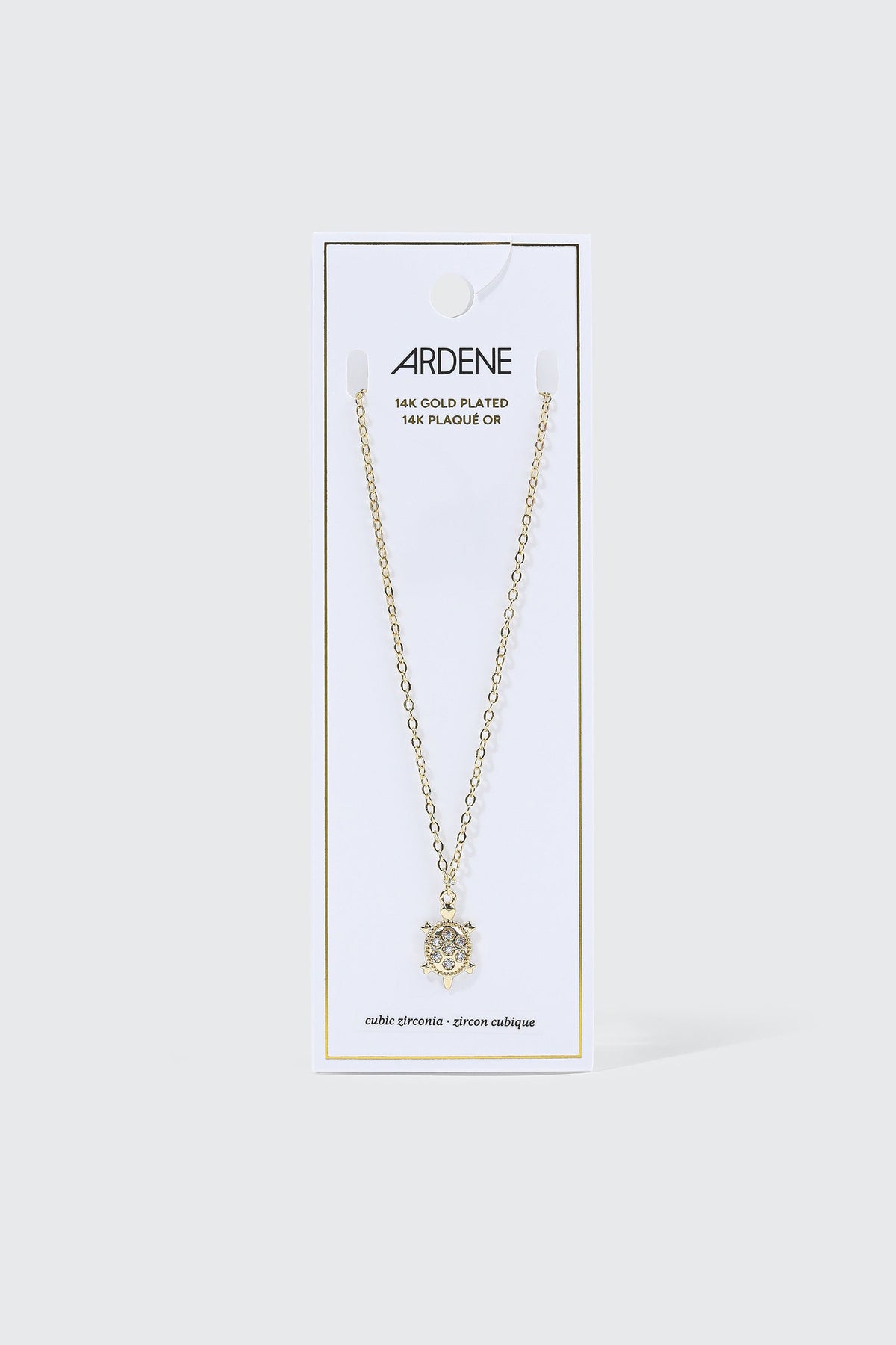 14K Gold Plated Turtle Necklace