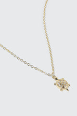 14K Gold Plated Turtle Necklace