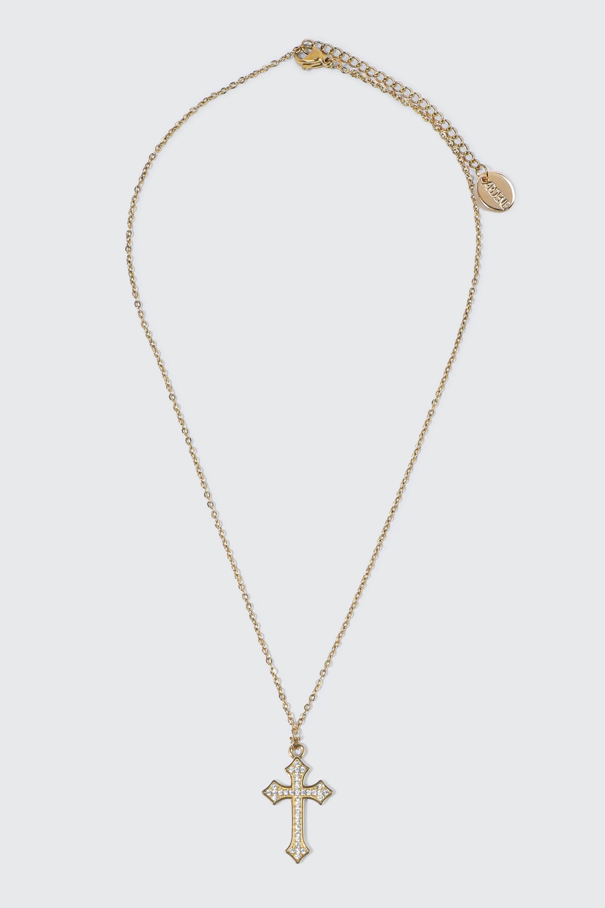 14K Gold Plated Cross Necklace