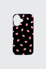 Strawberry Print iPhone 16 Case