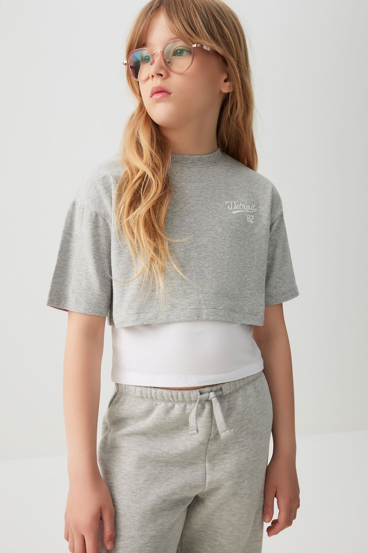Layered Graphic Boxy T-Shirt