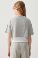 Layered Graphic Boxy T-Shirt