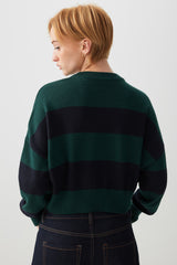 Striped Crop Sweater