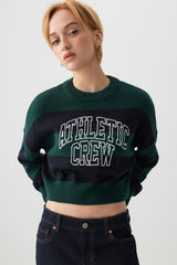 Striped Crop Sweater