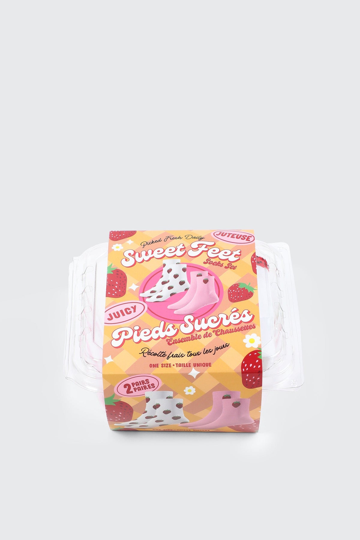 2-Pack Strawberry Socks Set