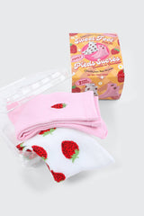 2-Pack Strawberry Socks Set