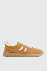 Faux suede & Metallic Sneakers