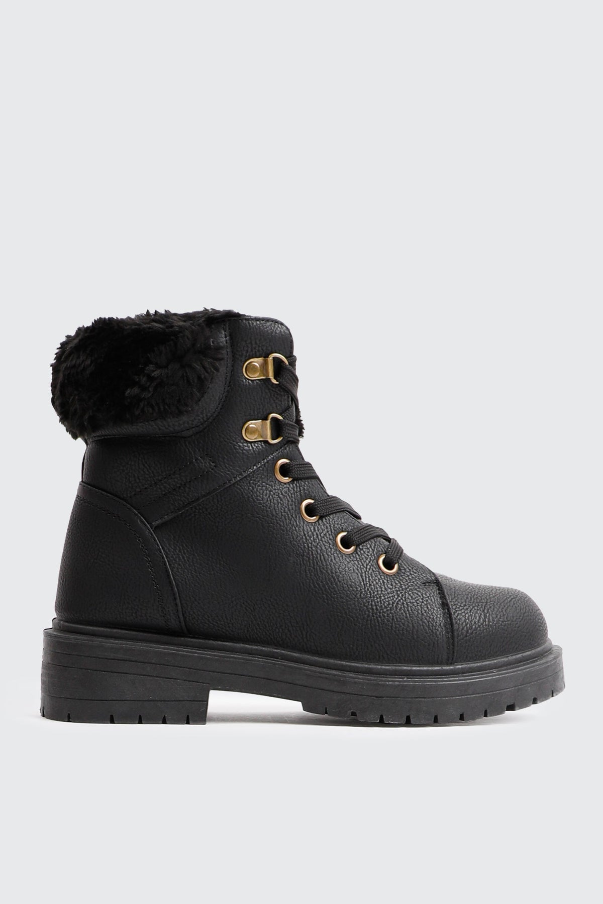 Faux Fur Lined Winter Boots
