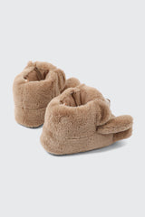 Plush Teddy Bear Slippers