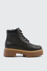 Faux Fur Lined Hiker Boots