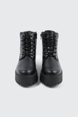Faux Fur Lined Hiker Boots