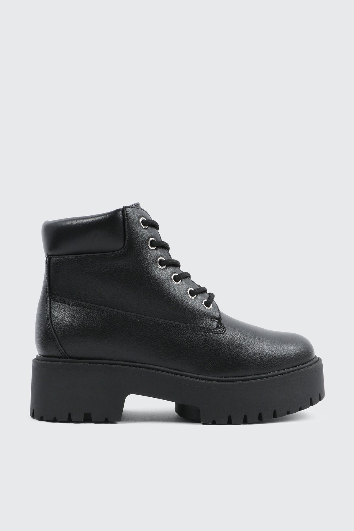 Faux Fur Lined Hiker Boots