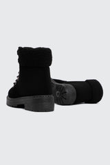 Winter Hiker Booties with Sherpa Collar