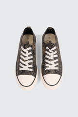 Camouflage Low Top Canvas Sneakers