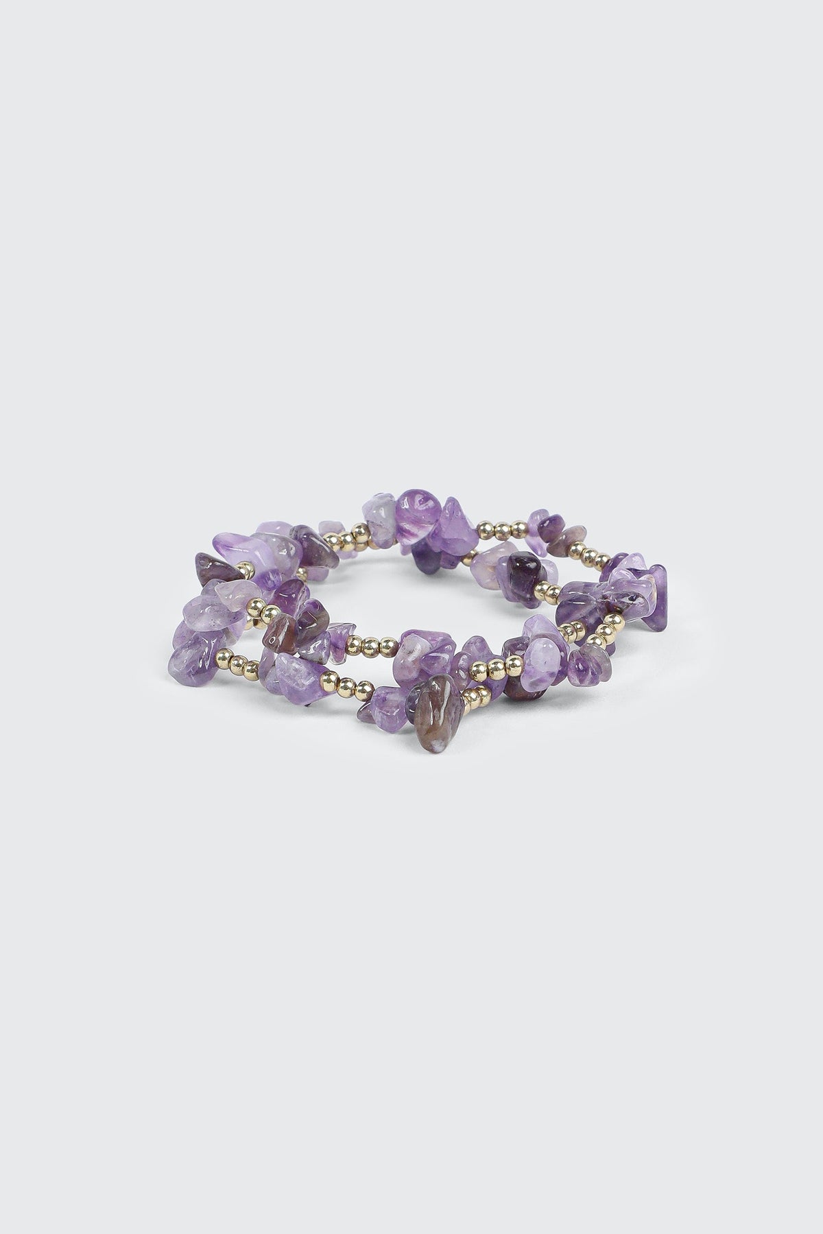 2-Pack Semi-Precious Stone Bracelets