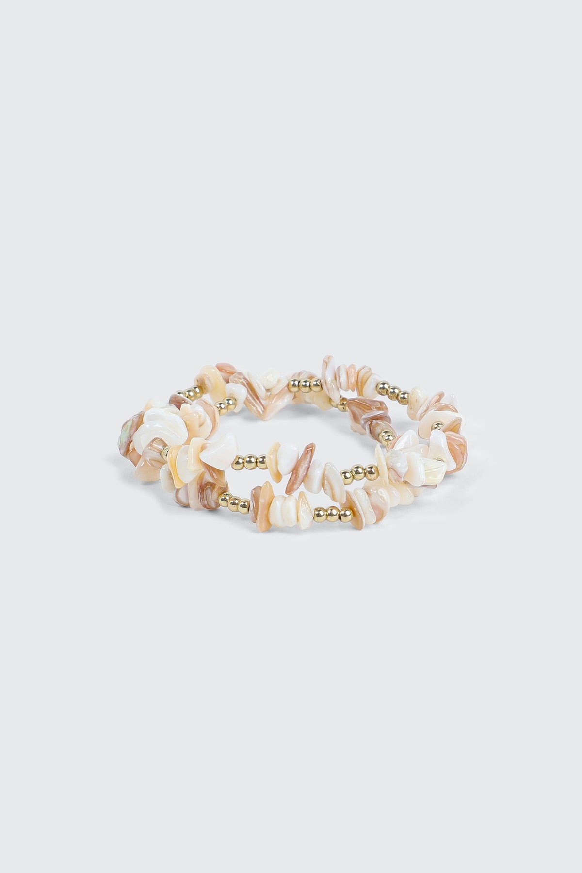 2-Pack Semi-Precious Stone Bracelets