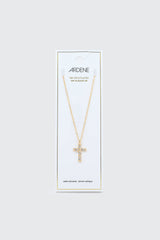 14K Gold Plated Cross Necklace