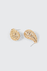 Openwork Teardrop Earrings